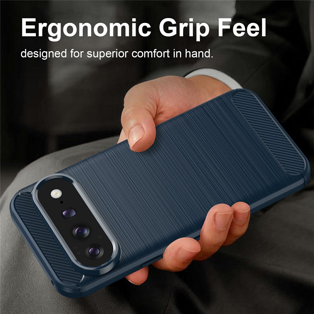 Cover til Google Pixel 11 Pro XL, Techsuit, Carbon, Blå