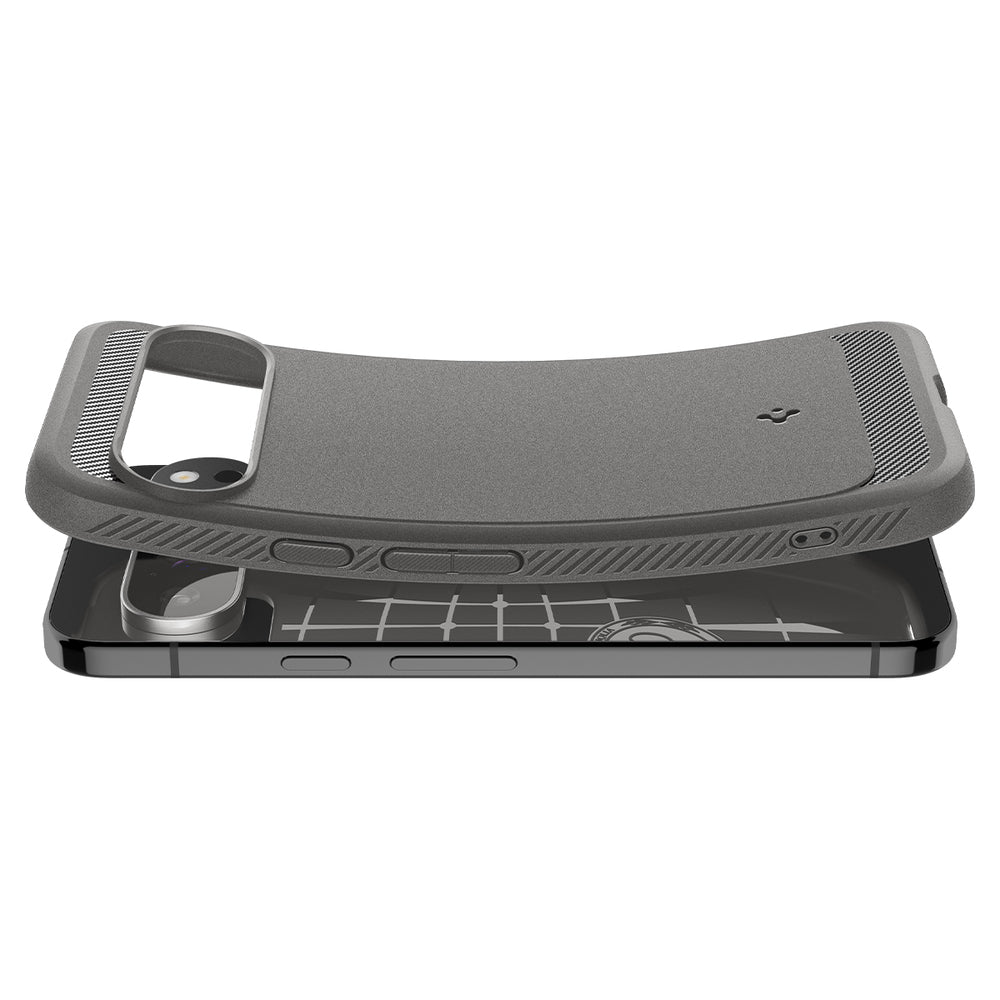 Etui til Google Pixel 9 Pro XL, Spigen, Rugged Armor, Grå ACS07784
