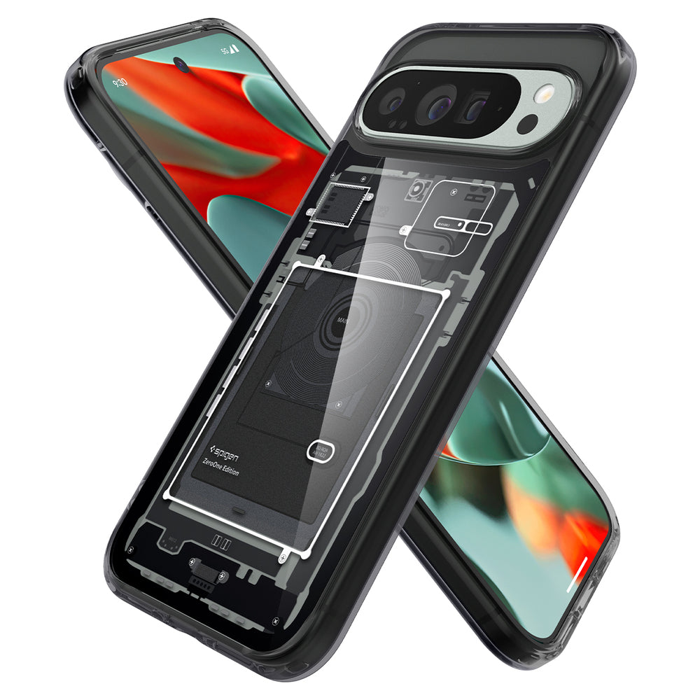 Cover til Google Pixel 9 Pro XL, Spigen, Ultra Hybrid Zero One, Sort ACS07722