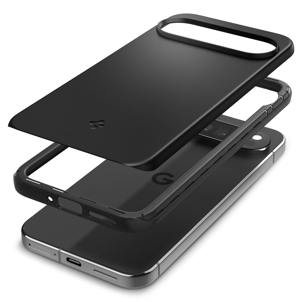 Case for Google Pixel 9 Pro XL, Spigen, Thin Fit, Black ACS07731