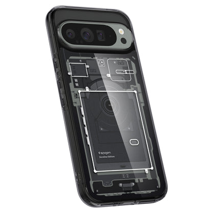 Cover til Google Pixel 9 Pro XL, Spigen, Ultra Hybrid Zero One, Sort ACS07722