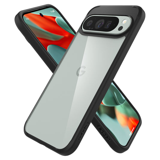Etui til Google Pixel 9 Pro XL, Spigen, Ultra Hybrid, Mat Sort ACS07724