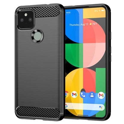 Cover til Google Pixel 5, Techsuit, Carbon, Sort