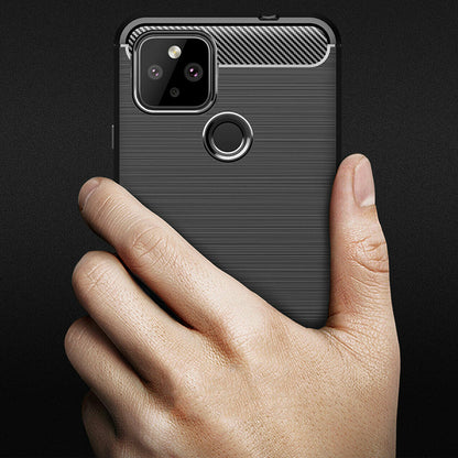 Cover til Google Pixel 5, Techsuit, Carbon, Sort