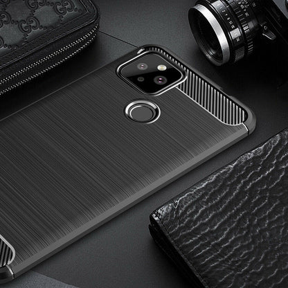 Cover til Google Pixel 5, Techsuit, Carbon, Sort