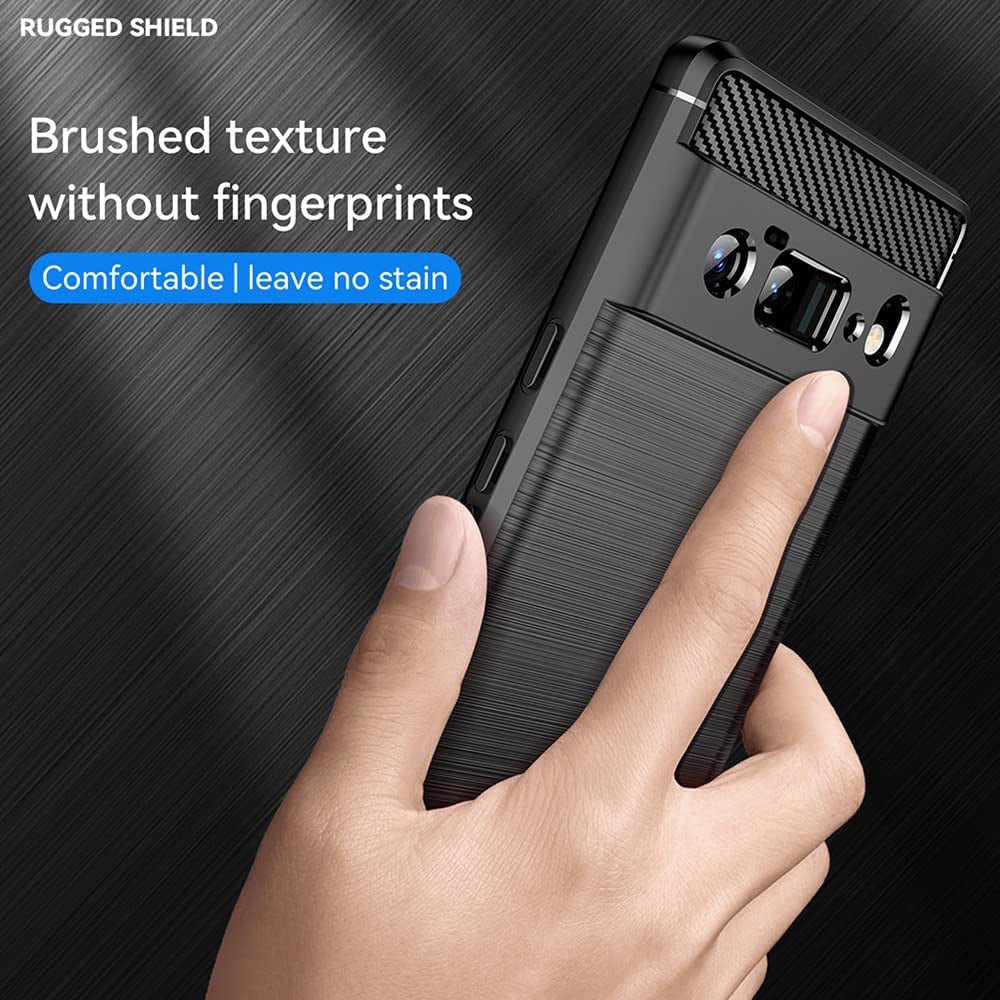 Cover til Google Pixel 6 Pro, Techsuit, Carbon, Sort