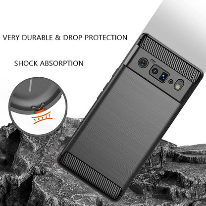 Cover til Google Pixel 6 Pro, Techsuit, Carbon, Sort