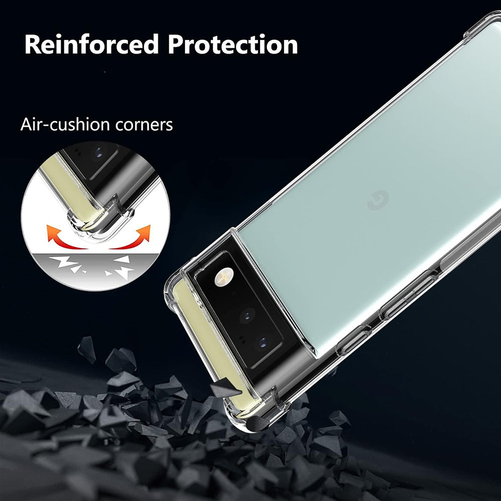 Cover til Google Pixel 6 Pro, Techsuit, Shockproof Clear, Transparent