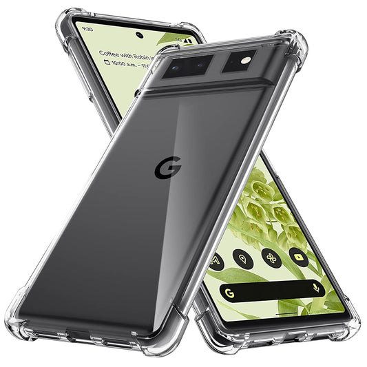 Cover til Google Pixel 6, Techsuit, Stødabsorberende Klar, Transparent