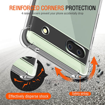 Cover til Google Pixel 6a, Techsuit, Shockproof Clear, Transparent