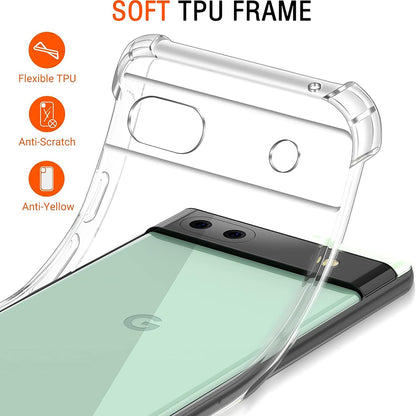 Cover til Google Pixel 6a, Techsuit, Shockproof Clear, Transparent