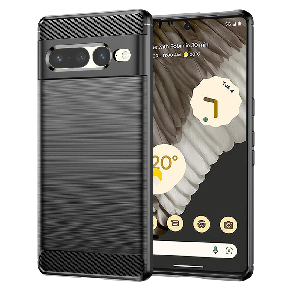 Cover til Google Pixel 7 Pro, Techsuit, Carbon, Sort