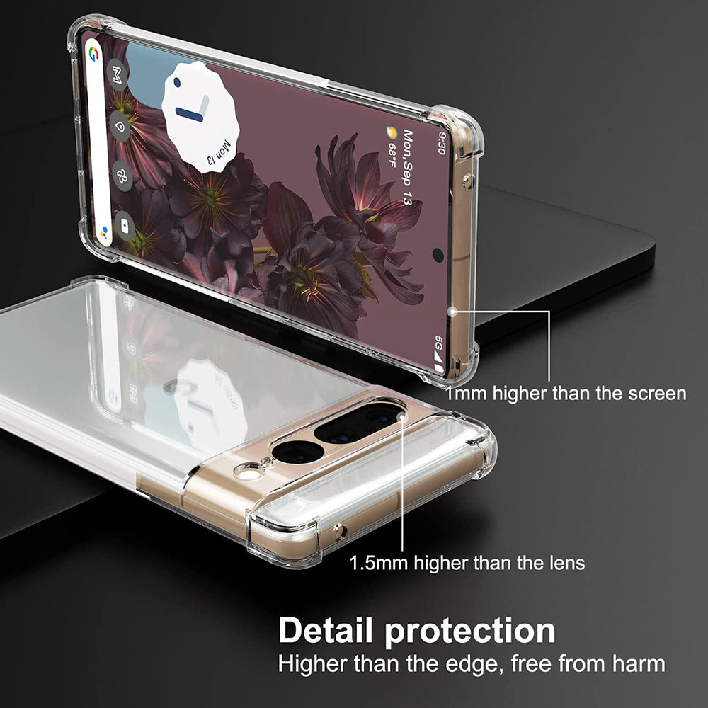 Cover til Google Pixel 7 Pro, Techsuit, Shockproof Clear, Transparent