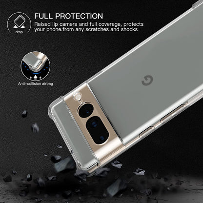 Cover til Google Pixel 7 Pro, Techsuit, Shockproof Clear, Transparent