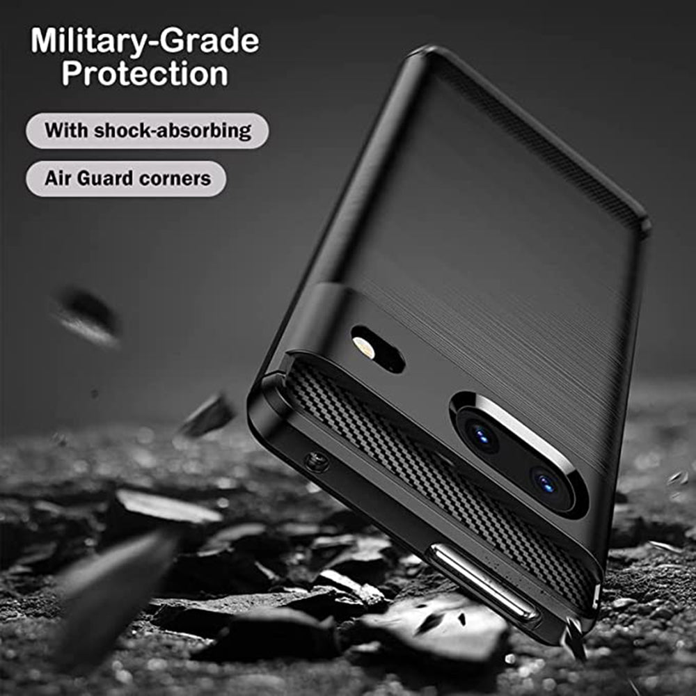 Cover til Google Pixel 7, Techsuit, Carbon, Sort