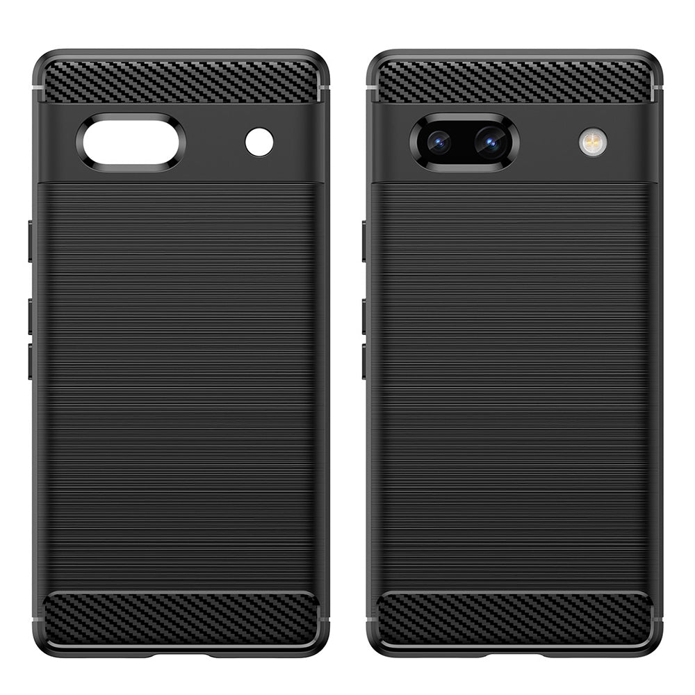 Cover til Google Pixel 7a, Techsuit, Carbon, Sort