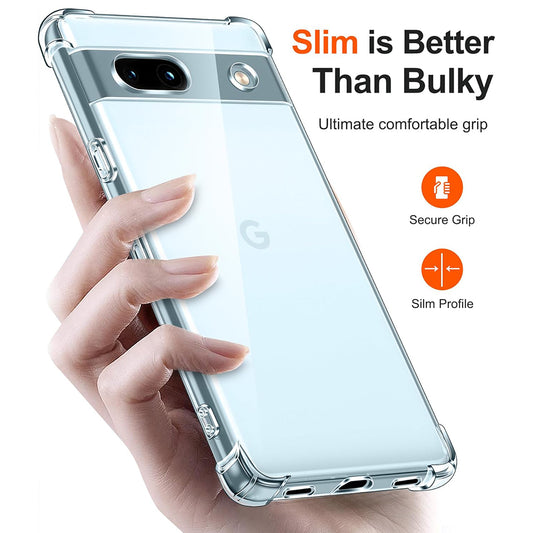 Cover til Google Pixel 7a, Techsuit, Shockproof Clear, Transparent