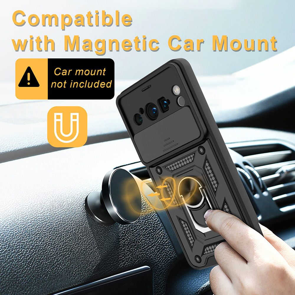 Cover til Google Pixel 8 Pro, Techsuit, CamShield, Sort