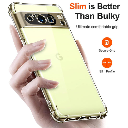 Cover til Google Pixel 8 Pro, Techsuit, Shockproof Clear, Transparent
