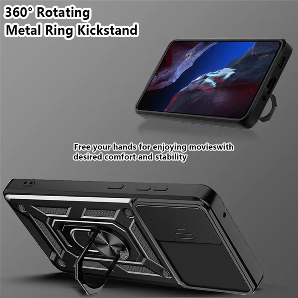 Cover til Google Pixel 8, Techsuit, CamShield, Sort