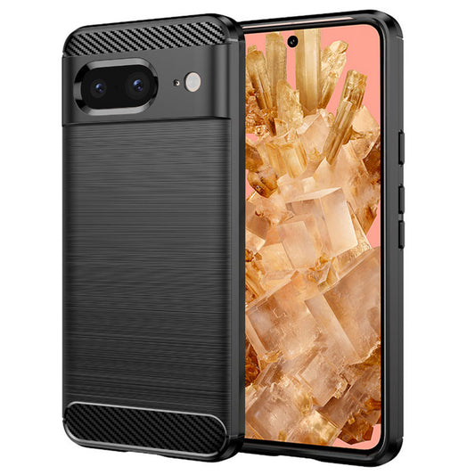 Cover til Google Pixel 8, Techsuit, Carbon, Sort