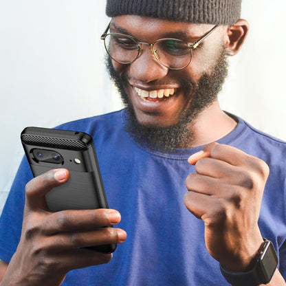 Cover til Google Pixel 8, Techsuit, Carbon, Sort