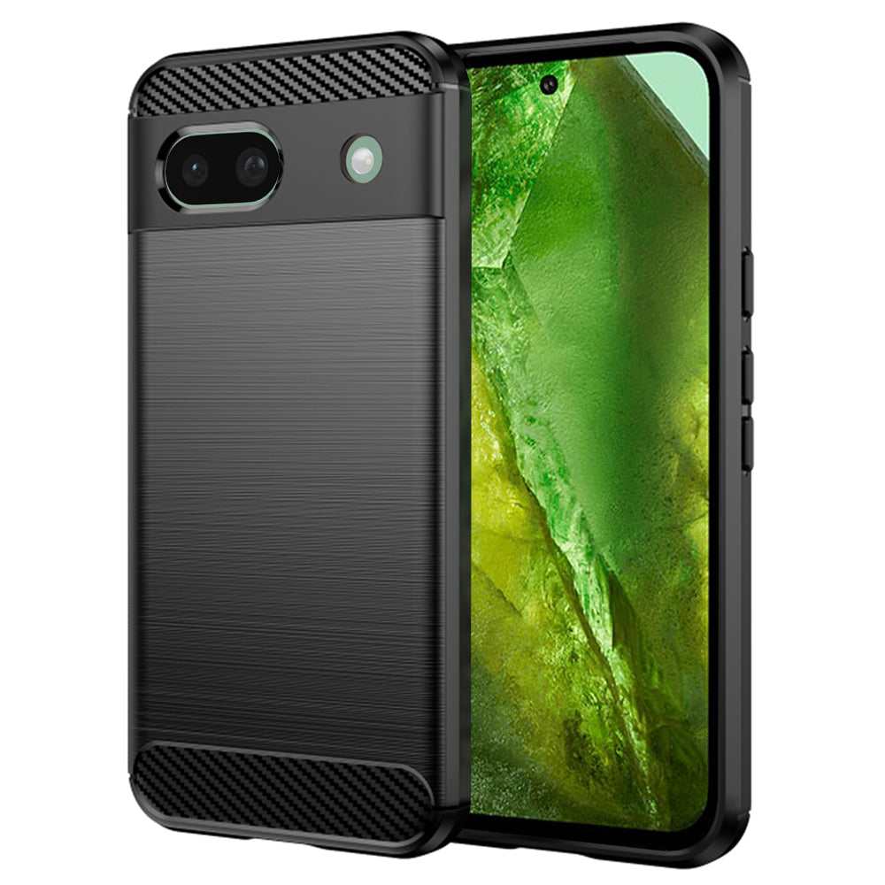 Cover til Google Pixel 8a, Techsuit, Carbon, Sort
