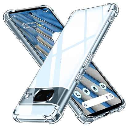 Cover til Google Pixel 8a, Techsuit, Shockproof Clear, Transparent