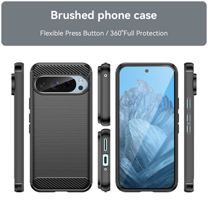 Cover til Google Pixel 9 / 9 Pro, Techsuit, Carbon, Sort