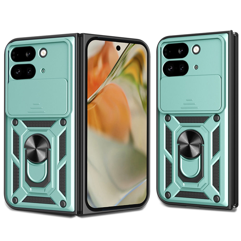 Case for Google Pixel 9 Pro Fold, Techsuit, CamShield, Green