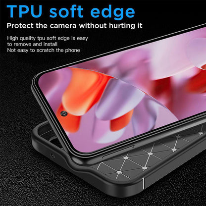 Cover til Google Pixel 9 Pro, Techsuit, CarbonFiber, Sort