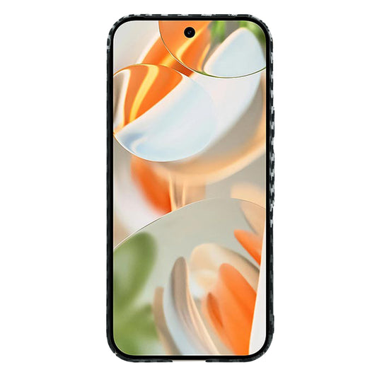 Cover til Google Pixel 9 Pro, Techsuit, Carbonite FiberShell, Sort Grå