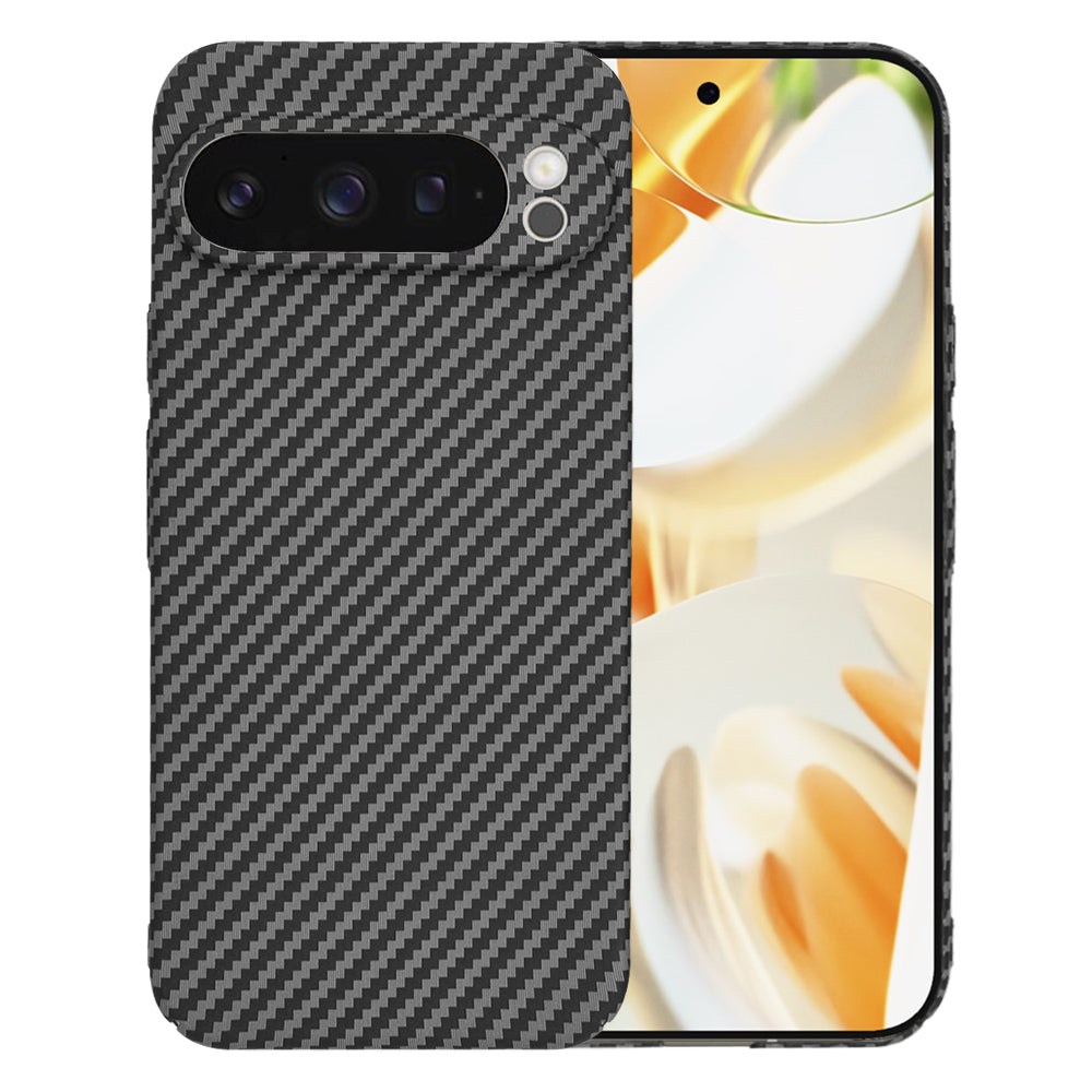 Cover til Google Pixel 9 Pro, Techsuit, Carbonite FiberShell, Sort