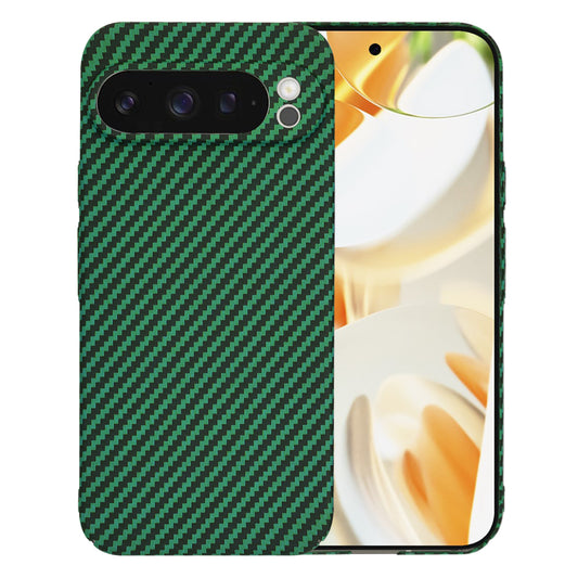 Cover til Google Pixel 9 Pro, Techsuit, Carbonite FiberShell, Grøn
