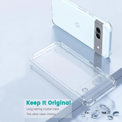 Cover til Google Pixel 9 Pro, Techsuit, Shockproof Clear, Transparent