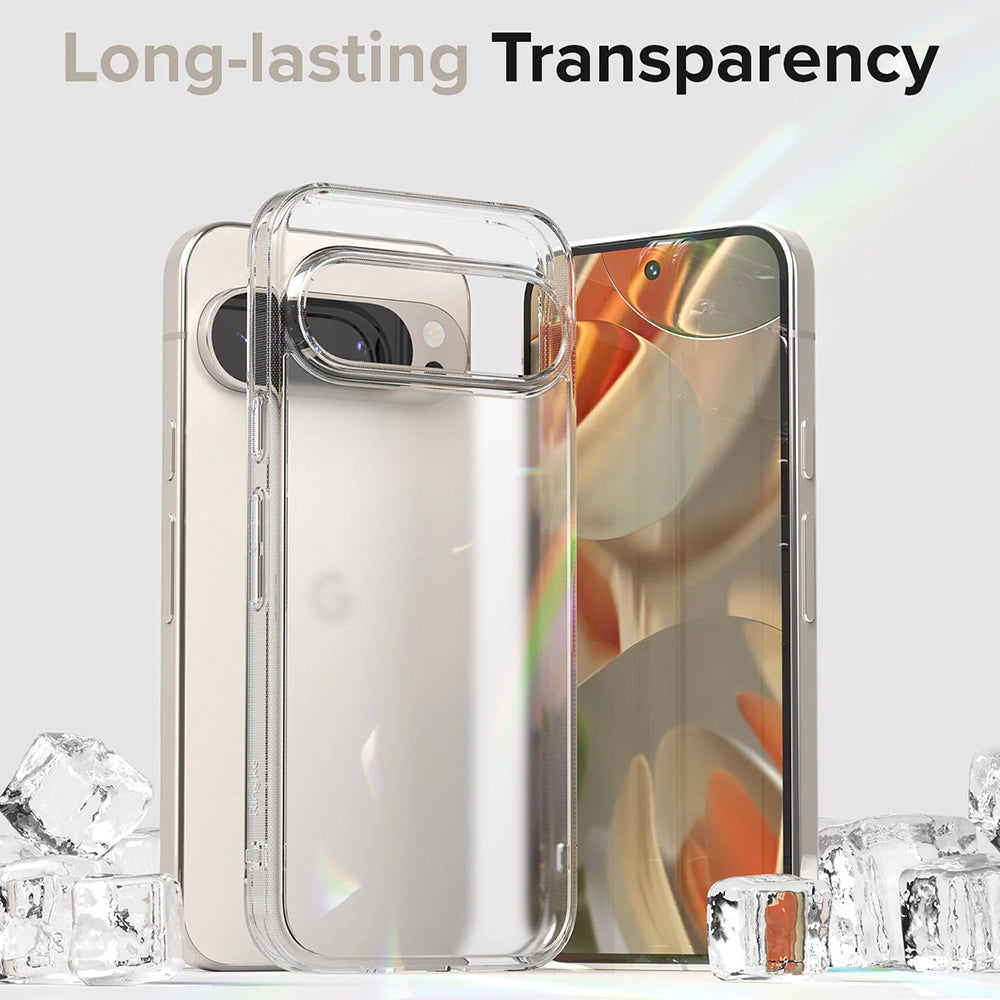 Cover til Google Pixel 9 Pro XL, Ringke, Fusion, Mat Transparent