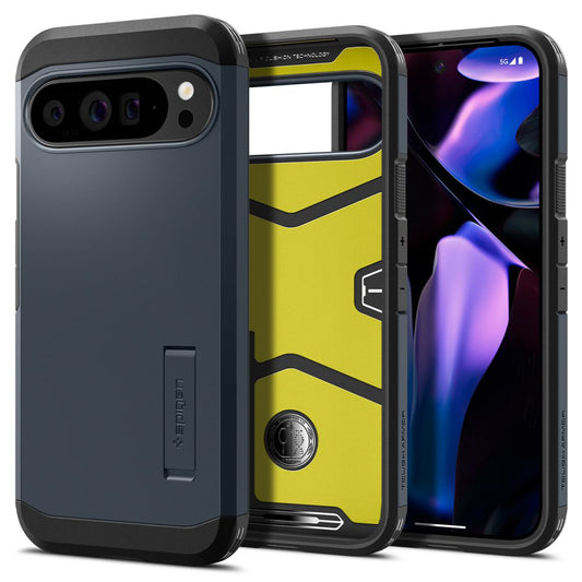 Etui til Google Pixel 9 Pro XL, Spigen, Tough Armor, Blå
