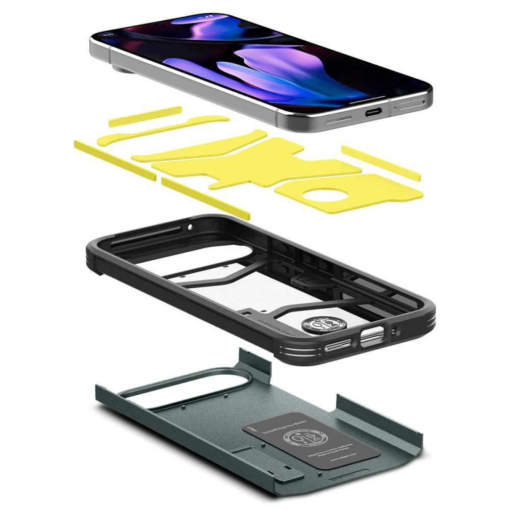 Etui til Google Pixel 9 Pro XL, Spigen, Tough Armor, Grøn