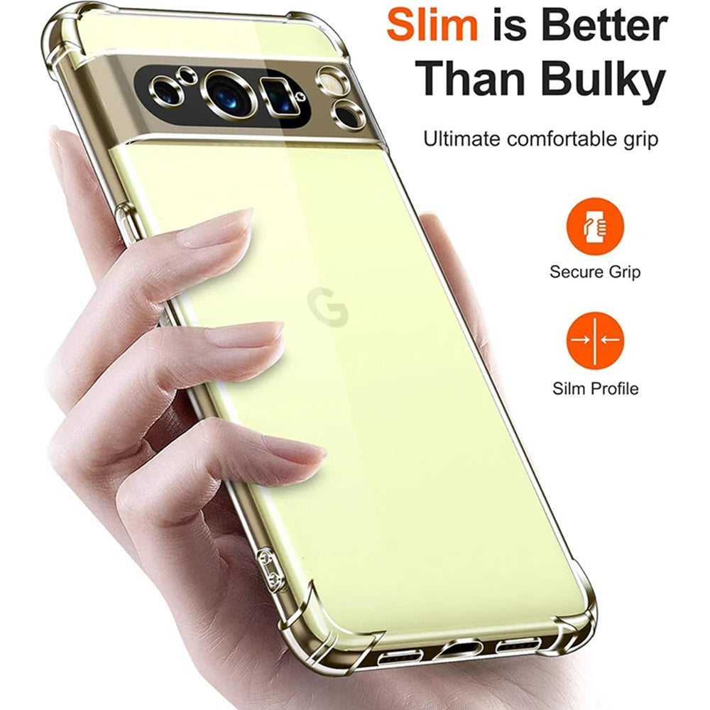 Cover til Google Pixel 9 Pro XL, Techsuit, Stødabsorberende Klar, Transparent