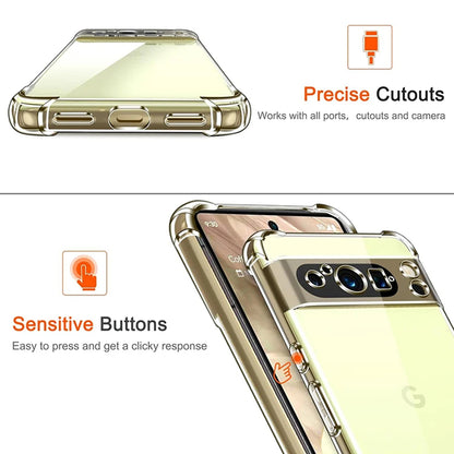 Cover til Google Pixel 9 Pro XL, Techsuit, Stødabsorberende Klar, Transparent