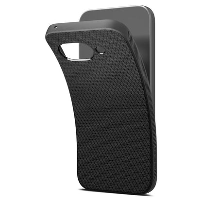 Etui til Google Pixel 9a, Spigen, Liquid Air, Mat Sort ACS09039