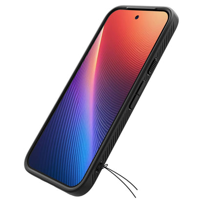 Etui til Google Pixel 9a, Spigen, Liquid Air, Mat Sort ACS09039