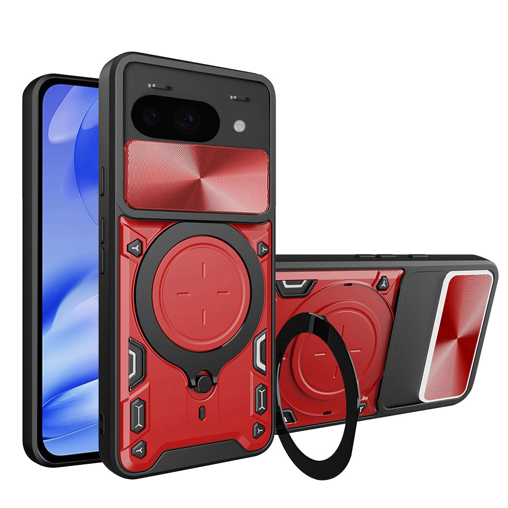 Cover til Google Pixel 9a, Techsuit, CamGuard Pro, Rød