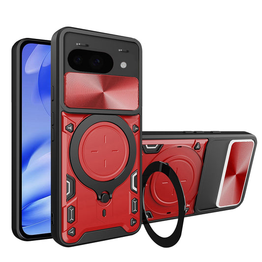 Cover til Google Pixel 9a, Techsuit, CamGuard Pro, Rød