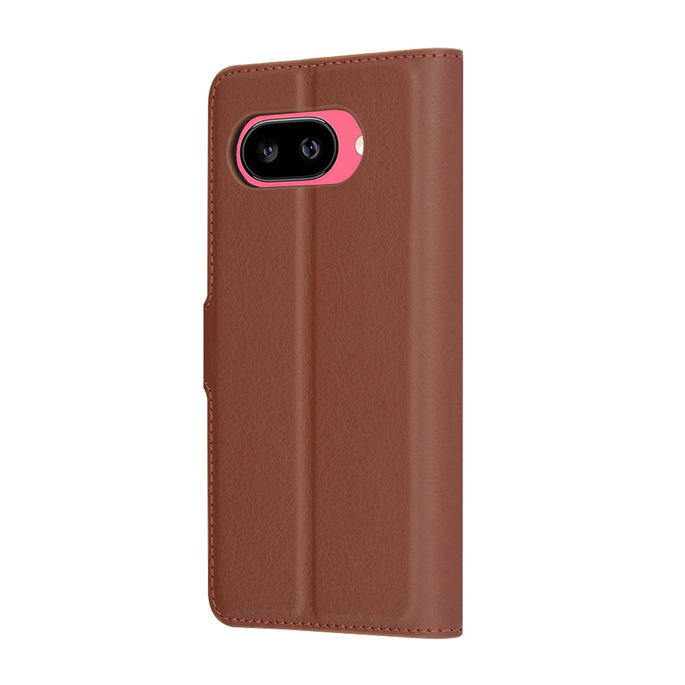 Cover til Google Pixel 9a, Techsuit, Leather Folio, Brun