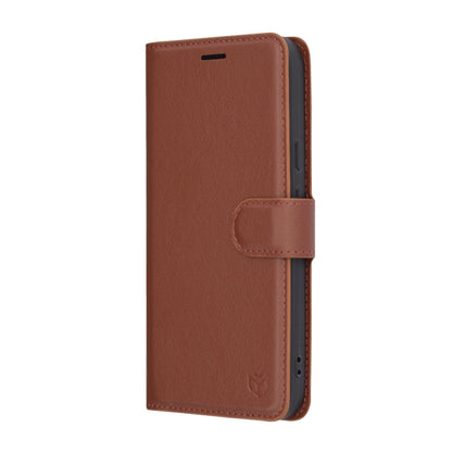 Cover til Google Pixel 9a, Techsuit, Leather Folio, Brun