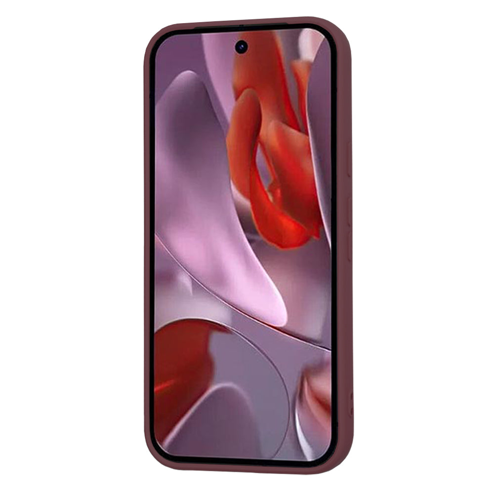Cover til Google Pixel 9a, Techsuit, SoftFlex, Vinrød
