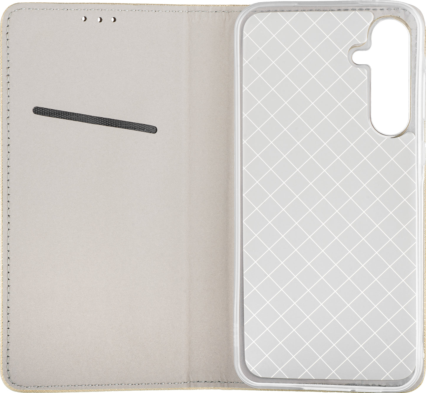 Cover til Honor 200, OEM, Smart Magnet, Guld