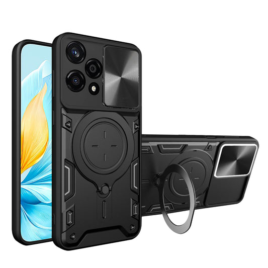 Cover til Honor 200 Lite, Techsuit, CamGuard Pro, Sort