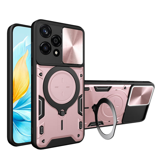 Cover til Honor 200 Lite, Techsuit, CamGuard Pro, Lyserød Guld